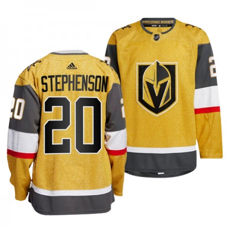 Män Ishockey Vegas Golden Knights tröja Chandler Stephenson 20 Adidas Gold Authentic